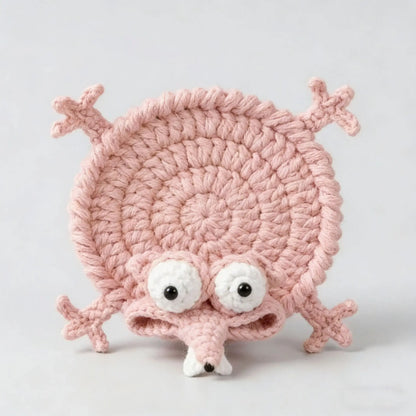 Handmade Scrat Crochet Coaster