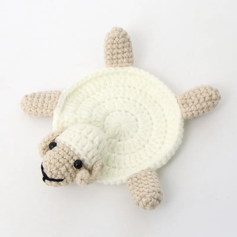 Handmade Scrat Crochet Coaster