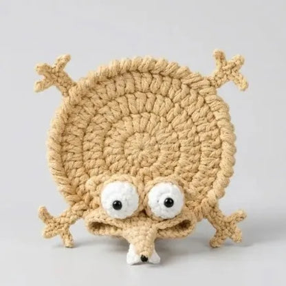 Handmade Scrat Crochet Coaster