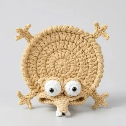 Handmade Scrat Crochet Coaster